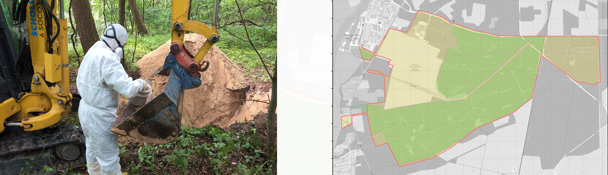 Großeinsatz auf engstem Raum: Vorbereitung zum Stellen des Großkranes