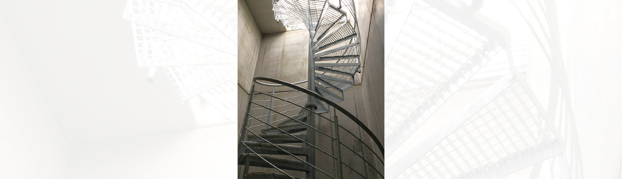 Spindeltreppe Zugang Hauptpumpwerk